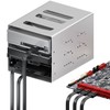 deleyCON 6 x 50 cm SATA 3 Cable in Set