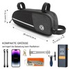 APOMOONS Bicycle Frame Bag Bicycle Frame Bag with Reflective Function