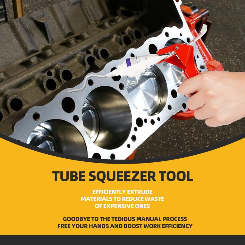 TENGBASE Tube Extrusion Tool - 2.5" Industrial Size Dispenser, Efficient