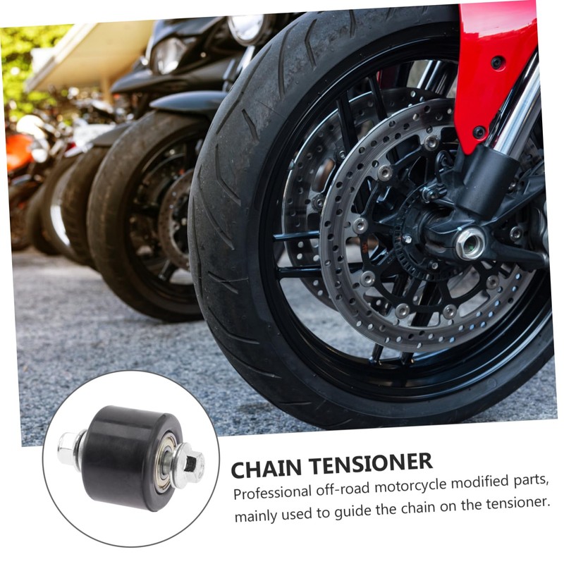 CHILDWEET 2sets Alloy Chain Roller Guide for Motorcycle Mini Bike