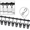 C.M. Curtain Hook Clips, Black Curtain Clips, For Your Favorite