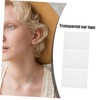 KOMBIUDA 120pcs Transparent Ear Stickers for Vertical Ear Discreet Cosmetic