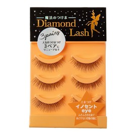 (3 Pairs) DiamondLash Nude Sweet Series (Innocent Eye) For a plump of hair to give your eyes an irresistible impression. This product contains 3 pairs per box