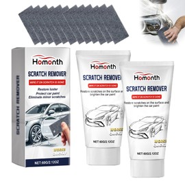 2024 Nano Sparkle Cloth Car Scratch Remover, Scratch Remover for Vehicles,Car Scratch Repair Paste Polishing Wax with Sponge for Car Surfaces,Magic Nano Cleaning Cloth for Car Scuff Removal(2Pcs)