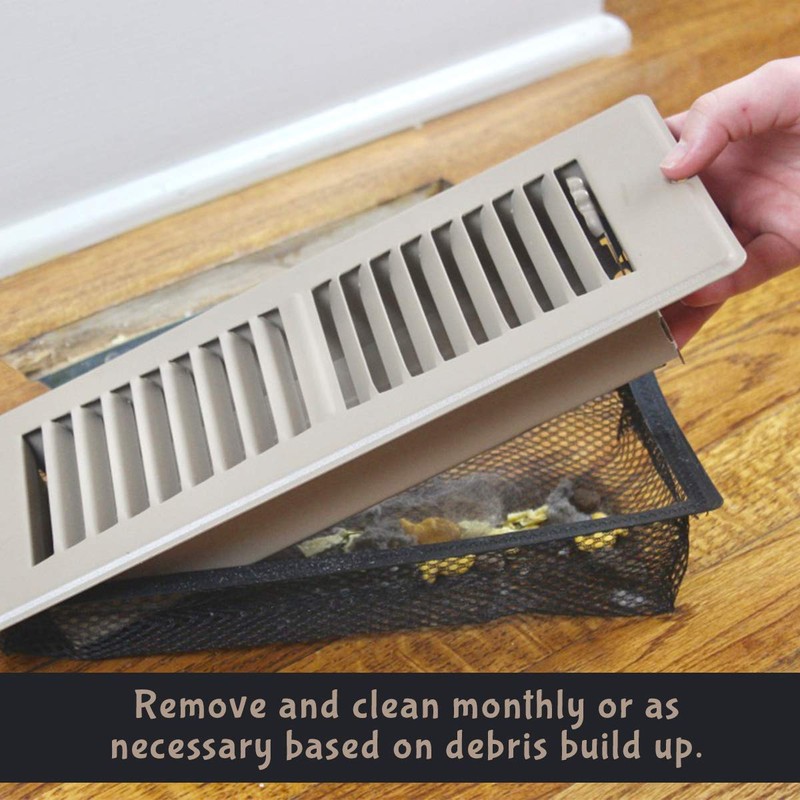 Floor Register Trap - Screen for Home Air Vent Filters