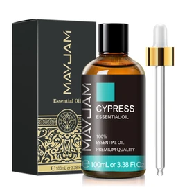 Cypress Essential Oil, MAYJAM 3.38fl.oz/100ml Pure Essential Oils, Ideal for Bedroom Living Room Office Use
