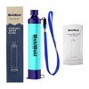 6 or 2 High Capacity Emergency Survival Water Straws -