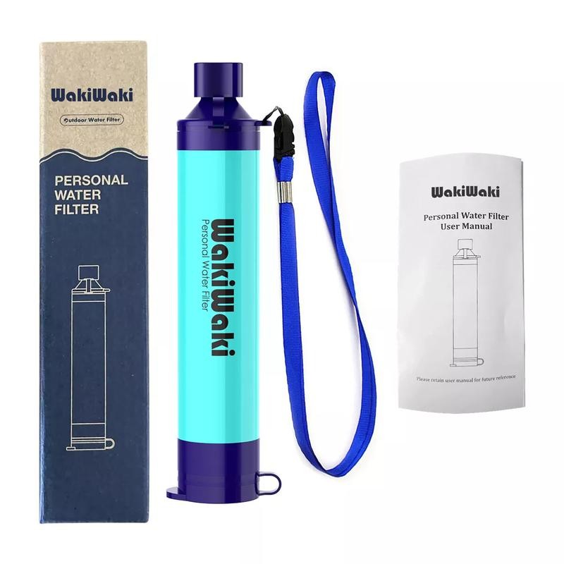 6 or 2 High Capacity Emergency Survival Water Straws -