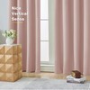 OVZME Blush Pink Blackout Curtains for Girls Bedroom 72 Inch