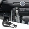 BLAKAYA Compatible with Carbon Fiber Gear Shift Knob Head Cover