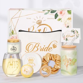 AYGE Bride To Be Gifts, Best Bridal Shower Bachelorette Gifts For Bride, Wedding Gift Engagement Gifts For Women, Bachelor Party Gifts Fiance Gifts For Her, Future Mrs Newly Engaged Gifts Ideas