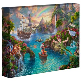 Thomas Kinkade Studios Peter Pan's Neverland 8 x 10 Gallery Wrapped Canvas