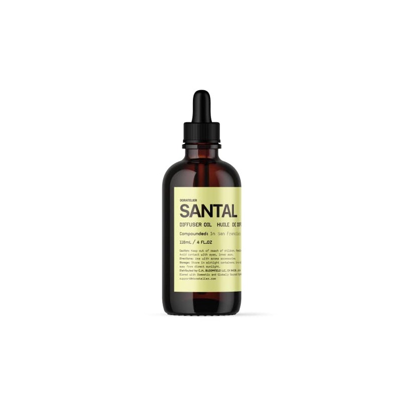 Doratelier Santal Diffuser Oil, Niche Scent, Smoky Classic Luxury Papyrus,Cardamom,Sandalwoods