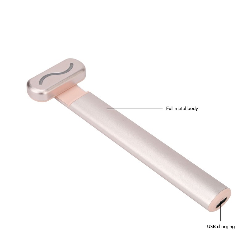 Heated Eye Massage Wand Stick RF Relieve Fatigue Microcurrent Eye