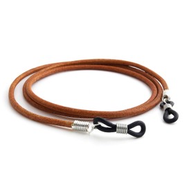 GAWK Eyewear 100% Genuine Leather Glasses Cord Spectacle Lanyard (Tan)