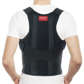 ORTONYX Comfort Posture Corrector Back Brace for Men and Woman, Scoliosis Hunchback Kyphosis Correction/XXL
