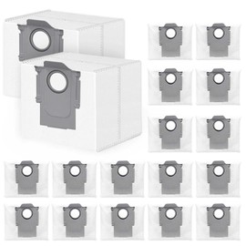 18 Pack Q5 Dust Bag for Roborock Q7/M5+/Max+, Q10 S5+/X5+, S8 Pro Ultra, S8+, Q8 Max+, Q5+/Max+/Pro+, S7 Max Ultra/MaxV Ultra/Pro Ultra, Q7+ Vacuum Large Capacity Disposable Bag