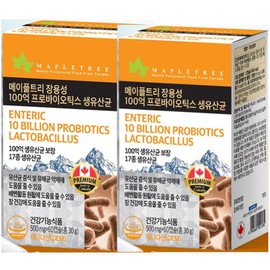 10 billion lactic acid bacteria, 2 beneficial intestinal bacteria that help with intestinal health / 100억유산균 장건강 도움 장내유익균 2개