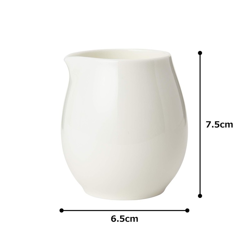 NARUMI(ナルミ) プラスセラム クリーマー(L) 160cc ボーンチャイナ 9795-4235