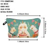 Livel lhood Birthday Lama Makeup Bag Cute Small Organizer Zipper