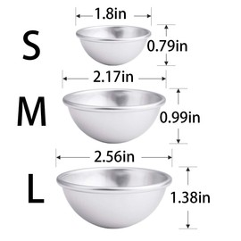 30PCS- Bath Bomb Mold Kit, 15 Set 3 Size Mold & Bath Bombs Press for DIY Making Supplies