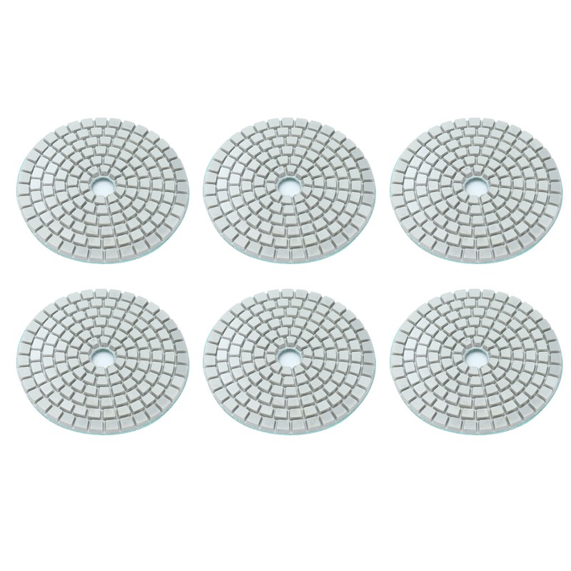 10Pcs 3in Diamond Wet Polishing Pad Soft Grinding Discs Polisher