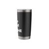 Mindfulness Reminder Keep Calm And Breathe Stainless Steel Insulated Tumbler
