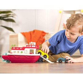 Wonder Wheels – Pool and Bath Toys For Babies, Toddlers – Floating Toy Boat For Water Play – Recyclable Materials – Ferry Boat – 1 Year + – Ferry Boat