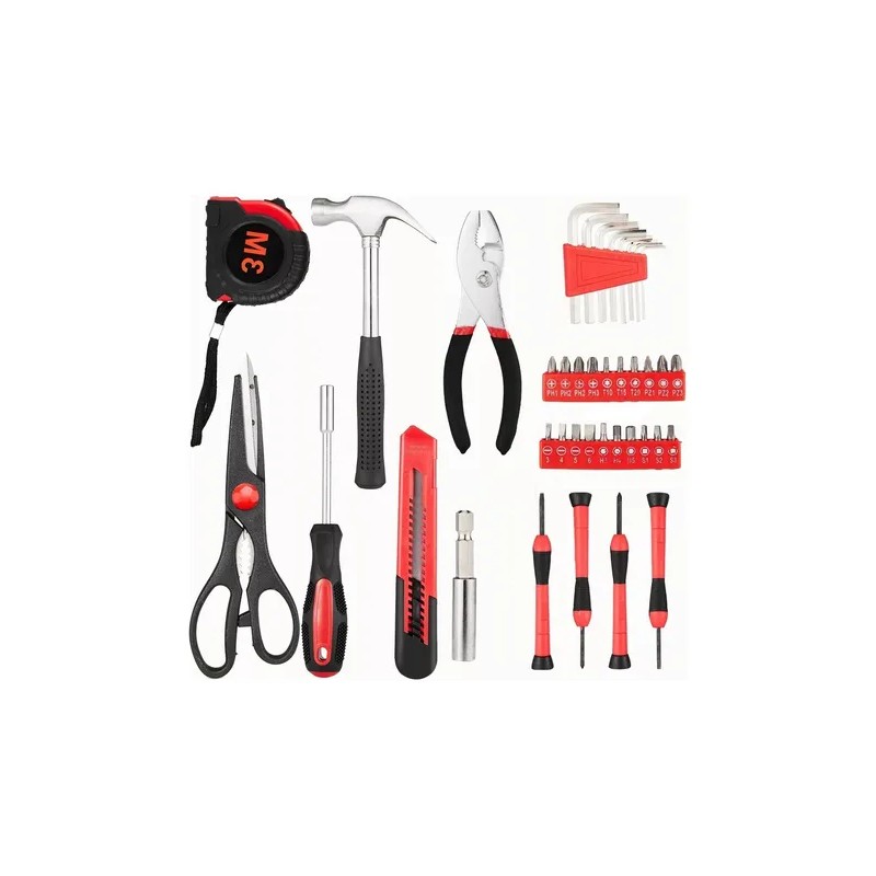 Kit Herramientas Manuales Juego Herramienta Mecánicas 39 Pcs