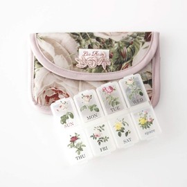 Pill Case & Pouch Redoute Rose Pastoral