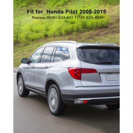 Ignition and Door Lock Cylinder with 2 Keys Fit for Honda Pilot 2009-2015, Replace 06351-SZA-A01 Ignition Switch, Replace 72185-SZA-A01 Front Driver Side Door Lock Cylinder