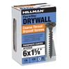 The Hillman Group 47663 6 x 1-5/8-Inch Coarse Thread Drywall