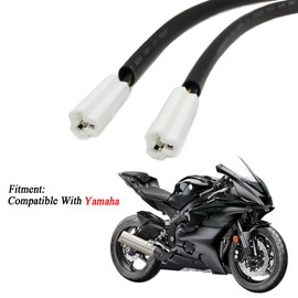 SPNUVR 2Pcs 22.5cm/8.86in Motorcycle Light Line Compatible with YAMAHA YZF 600 XP500 R1 R6 Turn Signals Connector Semaphore Adapter Blinker Indicators Wire Plug (2Pcs)