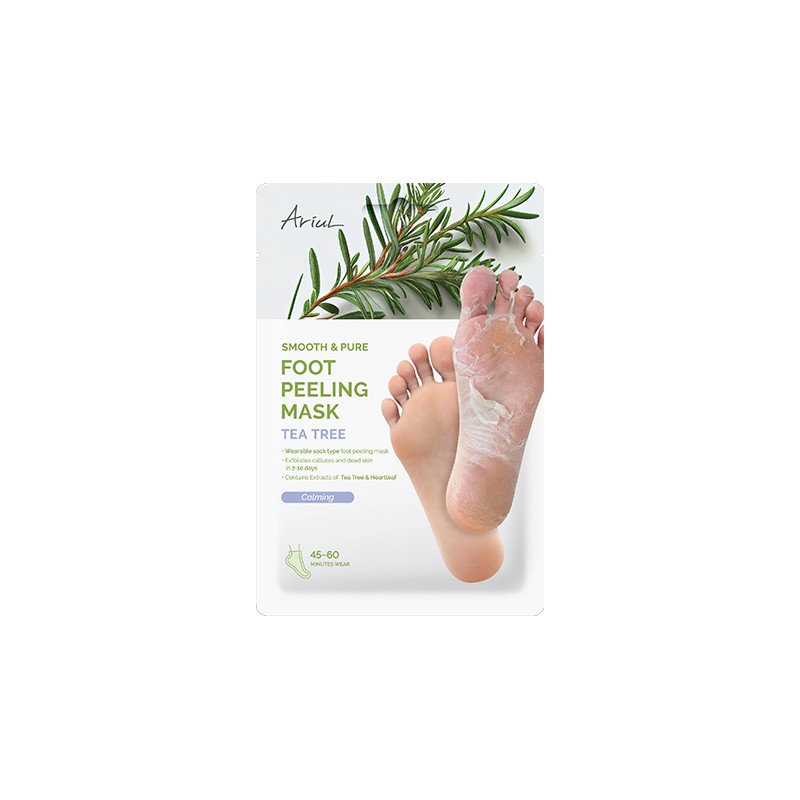 Ariul Smooth & Pure Foot Peeling Mask 2ea - Charcoal