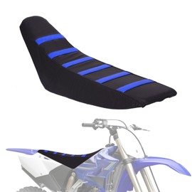 IUVWISN Motorcycle Soft Seat Cover Gripper Non-Slip Seat Cover Universal for Dirt Pit Bike Dual Sport Enduro Motocross Blue