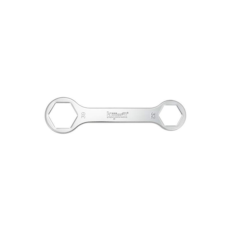 Kijima 302-869 Motorcycle Tool 2-Way Wrench for Lock Nuts, 1.3/1.5