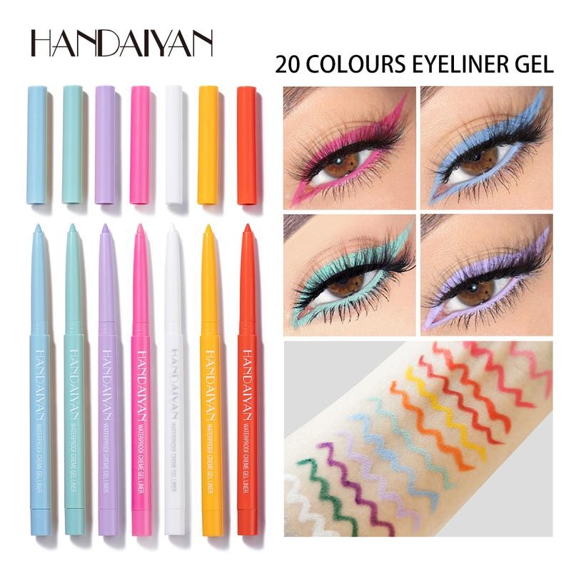 Handaiyan Waterproof Color Eyeliner Long Lasting Quick Drying Lipliner Makeup