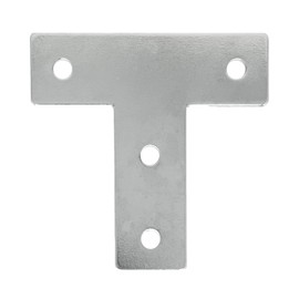 4 Pcs 3030 Series T Shaped Bracket Corner Brace,T Shaped Carbon Steel Bracket Support Brace,T-Shape Flat Connector,Aluminum Extrusion Connector Bracket(85 x 85 x 26mm)