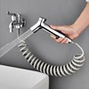 Handbrause für Bidet Toilette, Booster Wasserhahn, Bidet Handbrause, 45° verstellbarer