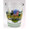 Washington DC State Elements Shot Glass