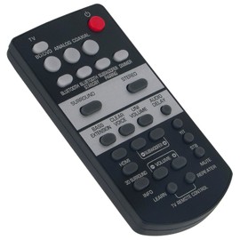 Allimity Replacement Remote fit for Yamaha Soundbar Home Audio Speaker System YAS-107 YAS-108 YAS-1080 YAS-207 YAS-106 YAS-203 ATS-1070 ATS-1060 ATS-1080 ATS-1030 FSR66 ZJ78750 YAS-105 YAS-103