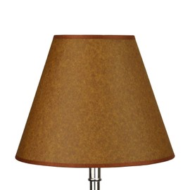 FenchelShades.com Lampshade 5" Top Diameter x 10" Bottom Diameter x 8" Slant Height with Clip-On Attachment for Standard Edison-Style Lightbulb (Paper Oiled Kraft)