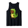 Choco Labrador Dinosaur Costume Trex Animal Lover Mom Dad Tank