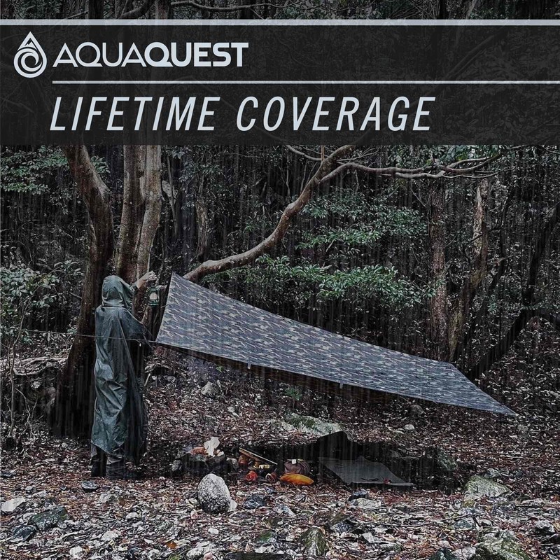 AquaQuest Defender Tarp – Heavy-Duty Waterproof (20,000 mm) Seam-Taped Rain