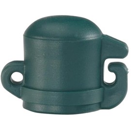 Gah-Alberts 654788 Post Caps Universal for Smooth Posts/Plastic / In Self-Service Polybag Packaging/Diameter 16 mm/Pack of 10 / Green