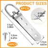 CTEAKOP 6 Pcs Picture Hanger, D Rings Heavy Duty, D