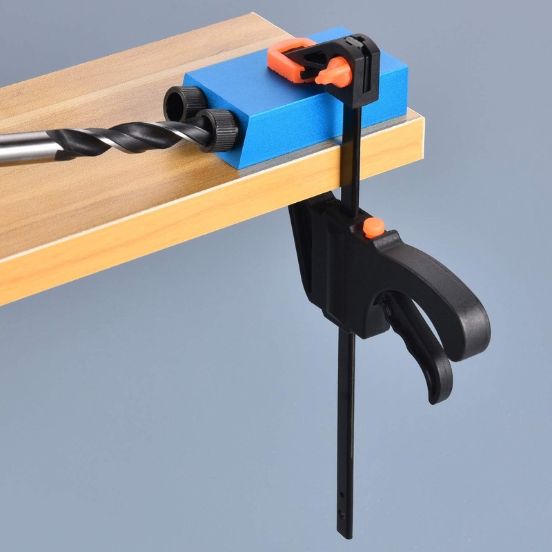 JIZZU 15 pieces angle drill guide drilling aid jig kit,