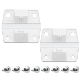 Coleman Cooler Hinges Replacement with Screws, Durable ABS Plastic Hinges & Stainless Steel Screws, Fits Coleman, Rubbermaid Ice Chest Cooler Parts, Camping Cooler Accessories, 2 Pack