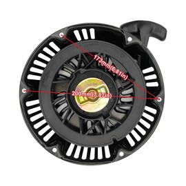 Strongthium Pull Start Assembly for Predator 420cc Honda Replica Champion and More 338cc 439cc 440cc 459cc Black Type 1
