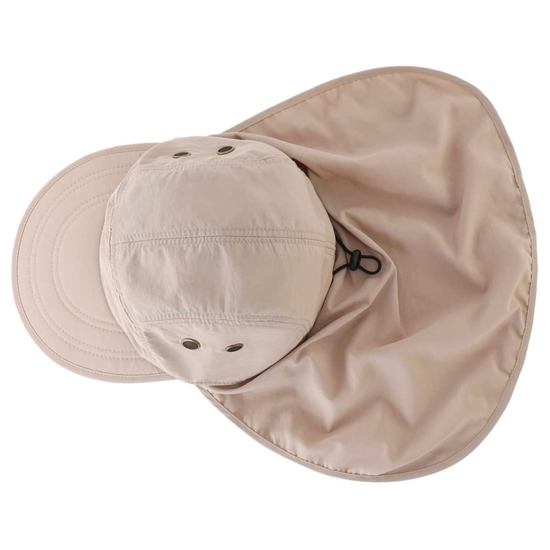 Connectyle Men's Outdoor UV Protection Cap, Neck Cover, Sun Hat,